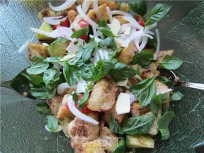 Make Bread salad step 9