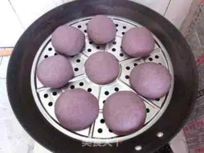 Make Purple rice buns step 11