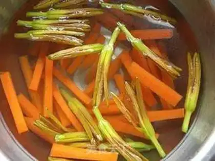 Make Apricot Vegetable Grid step 1