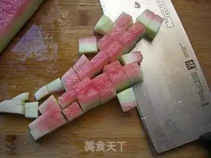 Make A watermelon step 1