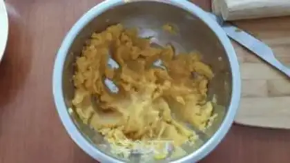 Make Sesame melon pie step 6