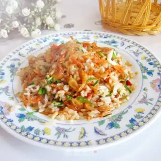 Make Shrimp fried rice step 8