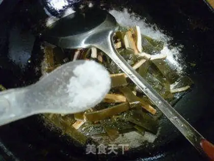 Make The pickled and fried seaweed step 6
