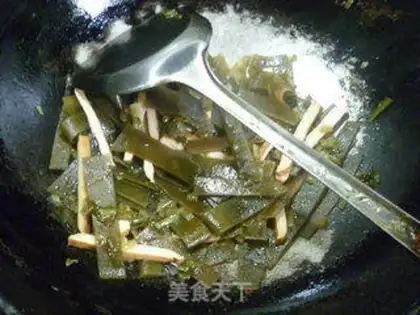 Make The pickled and fried seaweed step 8