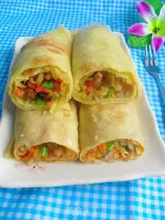 Make Potato burrito step 8