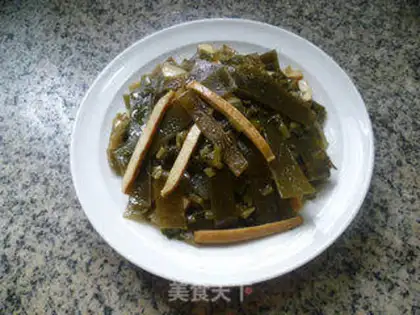 Make The pickled and fried seaweed step 9