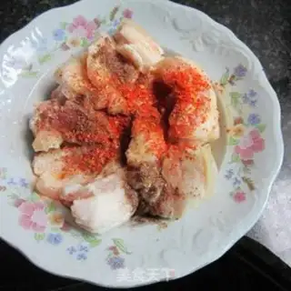 Make The rice-hot meat step 1