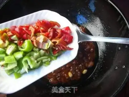 Make Peanut bean petal sauce step 4