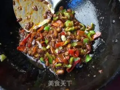 Make Peanut bean petal sauce step 5
