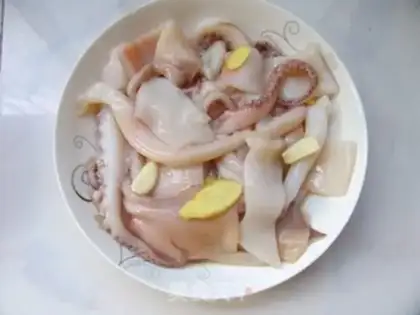 Make Spicy squid step 2