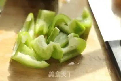 Make Tien Yu fantasies green pepper step 6