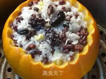 Make Pumpkin rice step 5