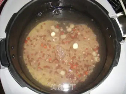 Make Macmy Red Bean Lotus Porridge step 4