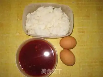 Make Creamed egg fried rice step 0