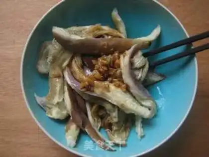 Make The cold hand tore the eggplant step 5