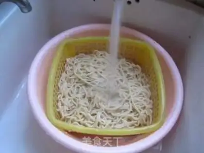 Make Sesame sauce cucumber noodles step 5