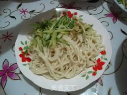 Make Sesame sauce cucumber noodles step 6