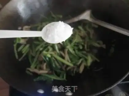 Make Crab mushrooms and cabbage step 11