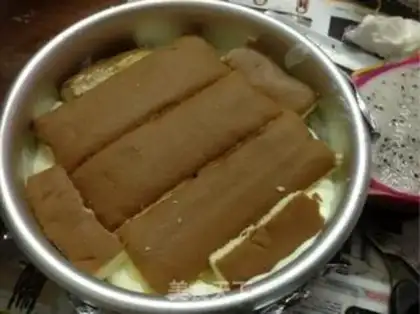 Make No firecracker mousse cake step 4