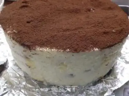Make No firecracker mousse cake step 7