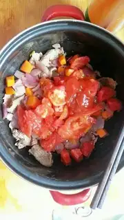 Make Cream beef soup step 11