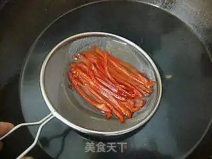 Make Cold bean horns step 8