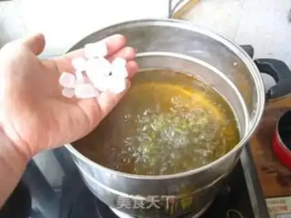 Make Green Bean lily soup step 4