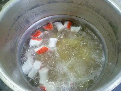 Make Crab willow potato steak soup step 7