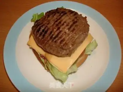 Make Homemade Big Mac Burger step 9