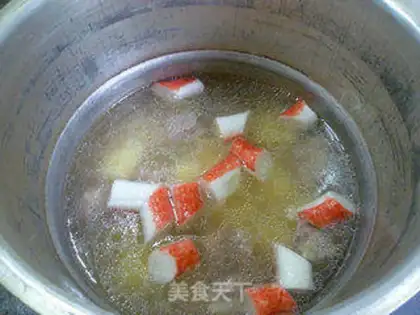 Make Crab willow potato steak soup step 10