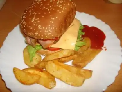 Make Homemade Big Mac Burger step 13