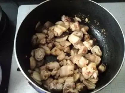 Make Chicken leg mushroom salad step 6