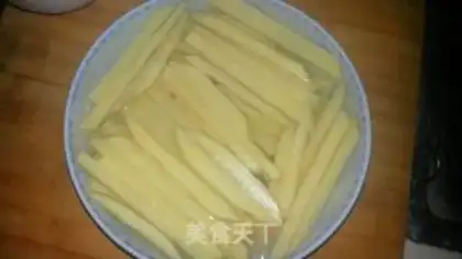 Make French fries step 1