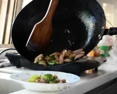 Make Onion fried meat rice step 9
