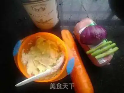 Make Five-coloured mashed potatoes step 0