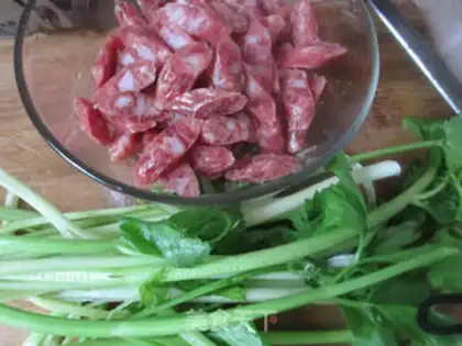 Make Sausage celery step 0