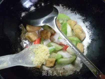 Make Krabs willow, little tofu step 9