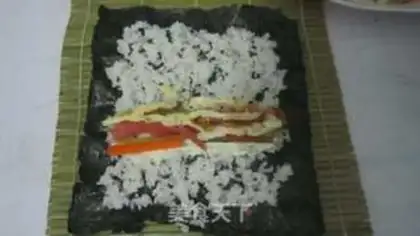 Make Sushi rolls step 6