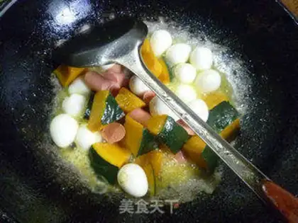 Make Pumpkin eggs step 8