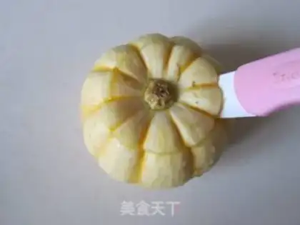 Make Goldmelon egg steam step 0