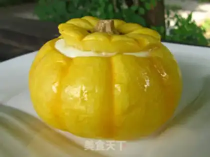 Make Goldmelon egg steam step 7