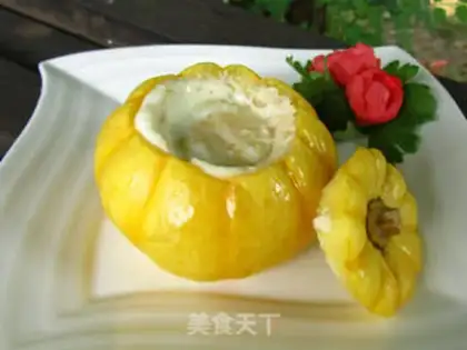 Make Goldmelon egg steam step 8
