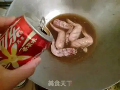 Make Vanilla Coke chicken wings step 4
