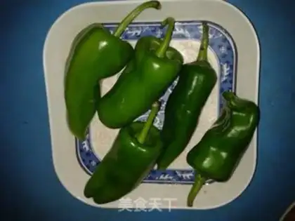 Make Cream pepper fried beans step 1