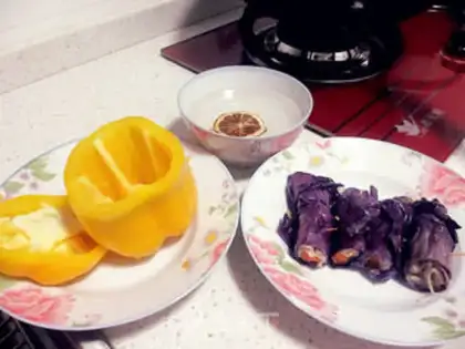 Make Three peppers step 2