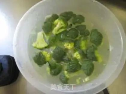 Make Clear the broccoli step 2