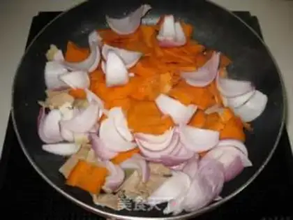 Make Carrot onions step 5