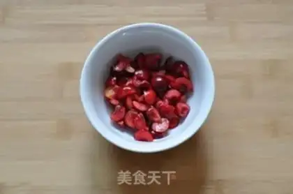 Make Cherry yogurt cake step 1