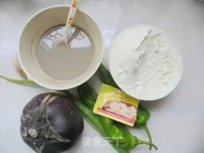 Make Black bean slag eggplant step 0