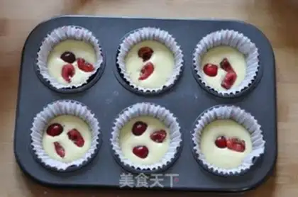 Make Cherry yogurt cake step 8